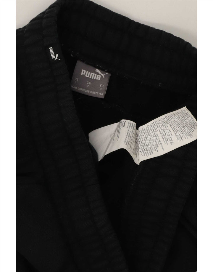 Pantaloni da tuta da uomo Puma Joggers piccoli in cotone nero