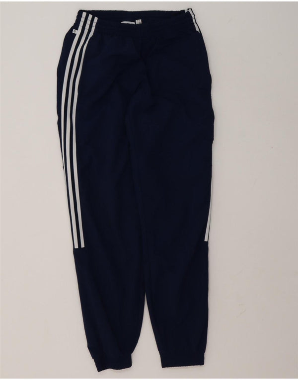 Pantaloni da tuta da uomo Adidas Joggers piccoli in poliestere blu navy