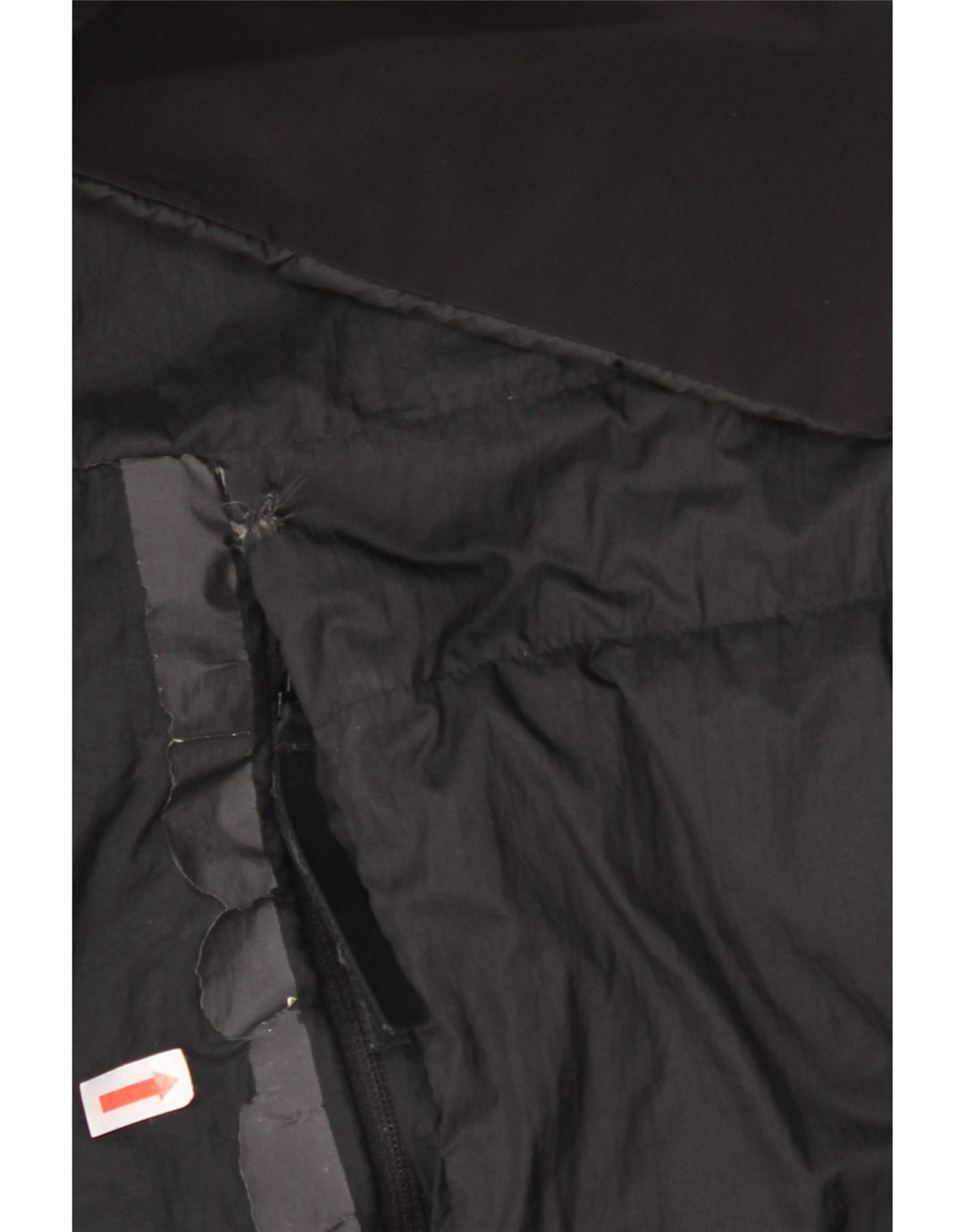 Cappotto imbottito con cappuccio da uomo Adidas UK 38 nylon nero medio