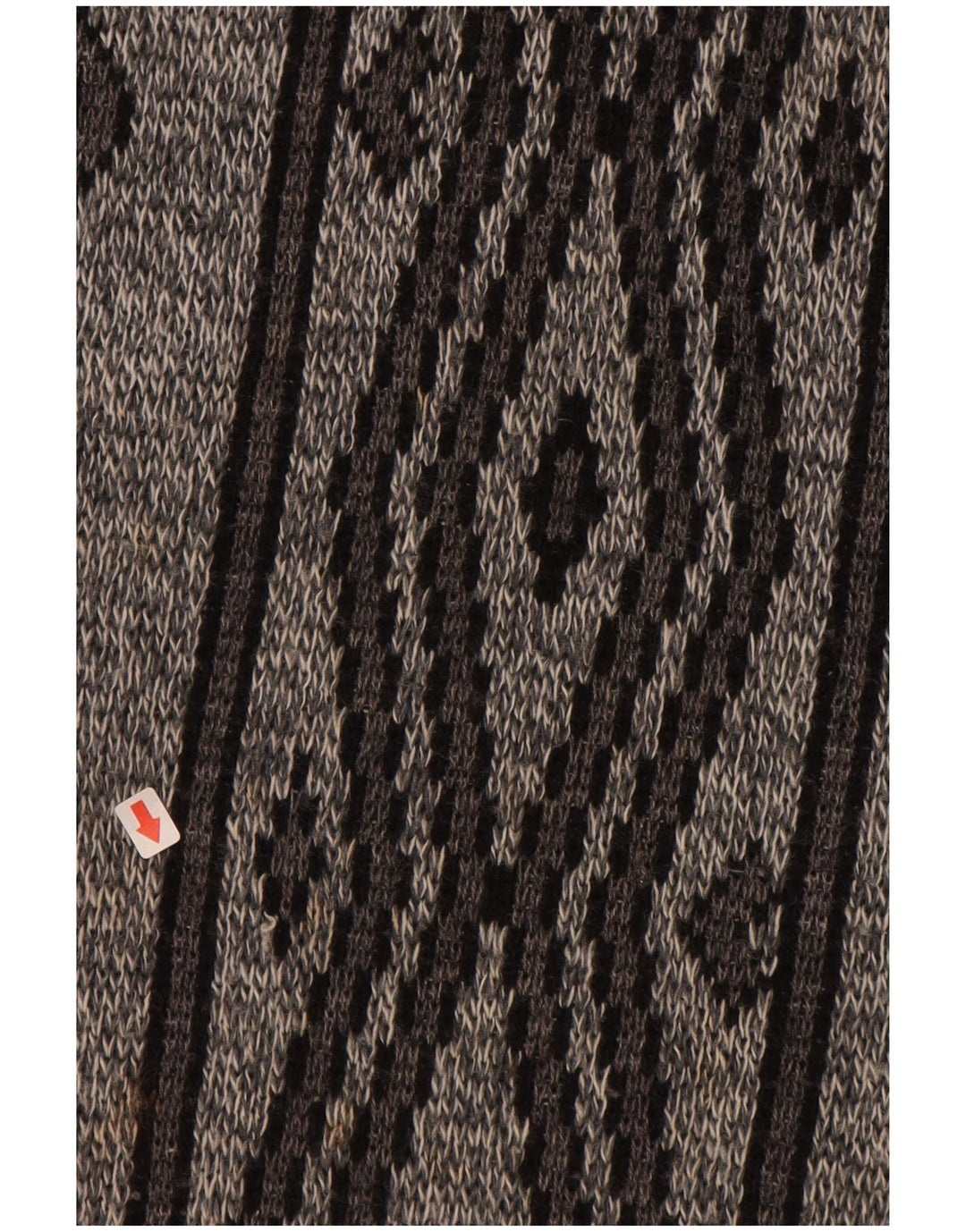 ANGELO LITRICO Maglione Girocollo Uomo IT 52/54 Large Grigio Geometrico