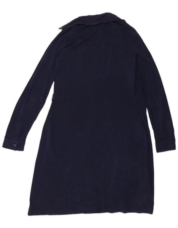 Abito avvolgente da donna Calvin Klein UK 14 poliestere blu navy medio
