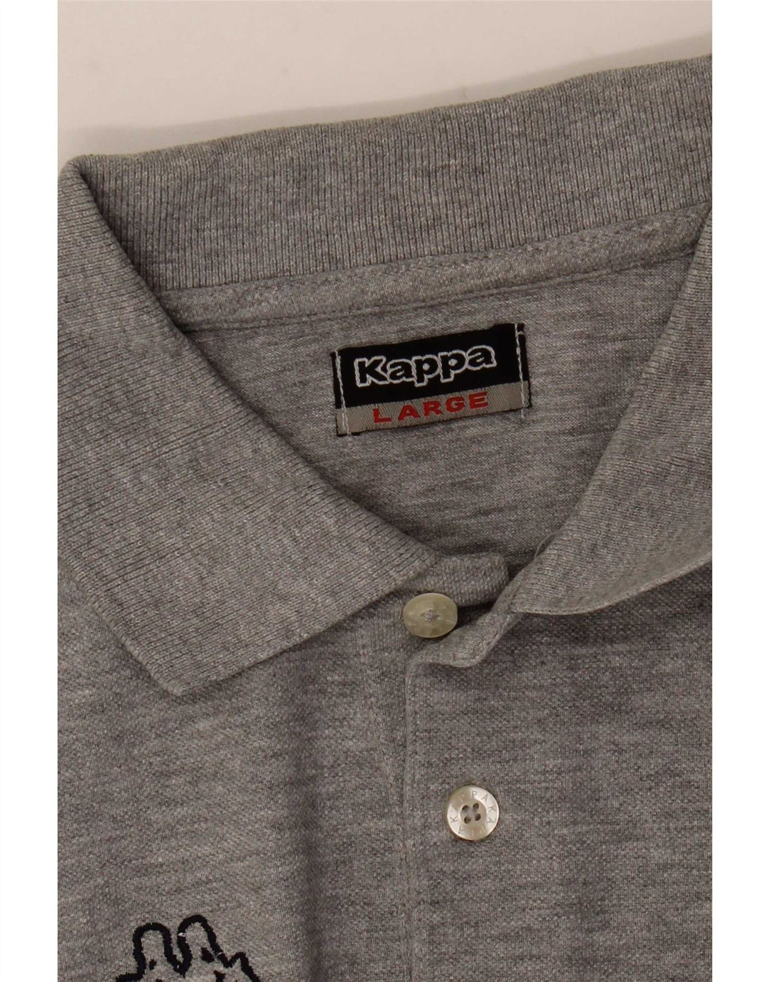 Polo Kappa Uomo Large Grigia