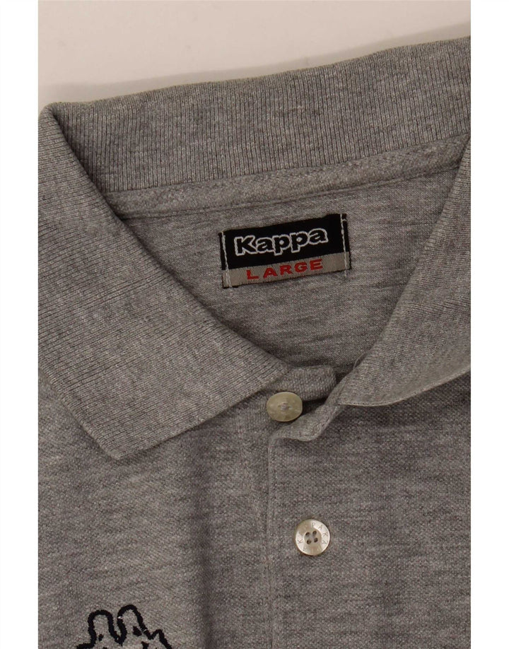Polo Kappa Uomo Large Grigia