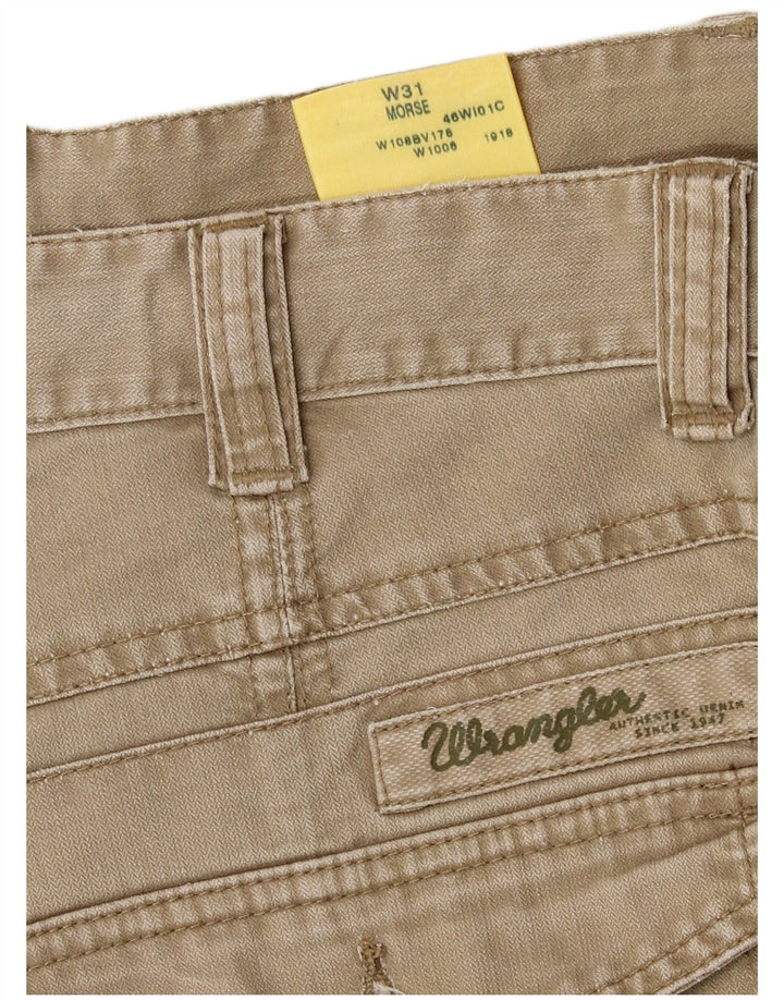 Pantaloncini chino Morse da uomo Wrangler W31 cotone beige medio