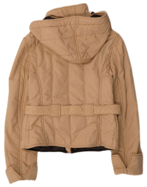 Refrigiwear Giacca imbottita con cappuccio Cruz da donna UK 12 Nylon beige medio