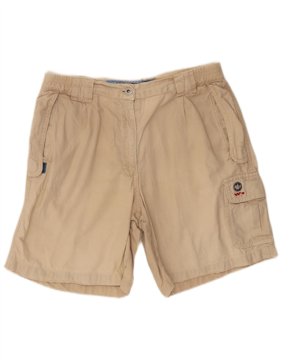 Pantaloncini cargo da donna Murphy & Nye W33 grandi in cotone beige