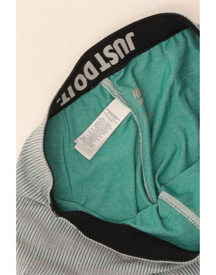 Leggings da donna Nike UK 12 cotone a righe verde medio