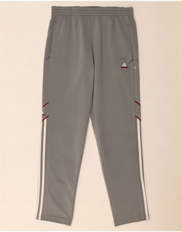 Pantaloni da tuta da donna Adidas in poliestere grigio medio