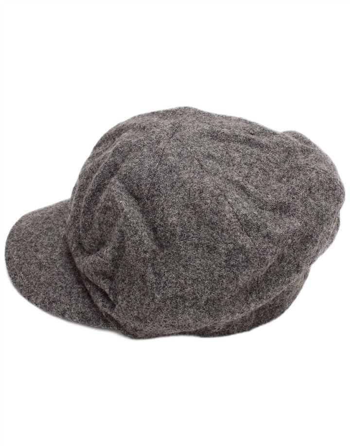 Berretto piatto da uomo Barbour grande classico in lana grigia