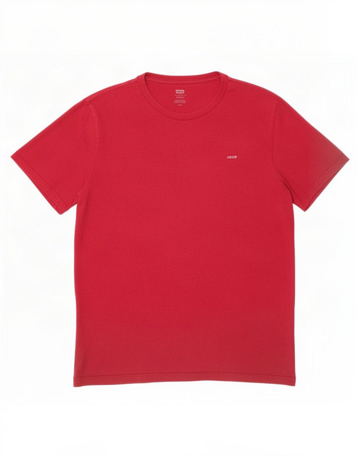 T-shirt da uomo Levi's Top in cotone rosa medio