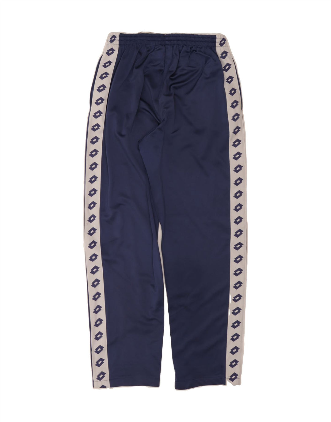 LOTTO Mens Graphic Tracksuit Trousers UK 40/42 Medium  Navy Blue Polyester Vintage Lotto and Second-Hand Lotto from Messina Hembry 