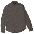Camicia Zara da uomo slim fit in cotone grigio medio