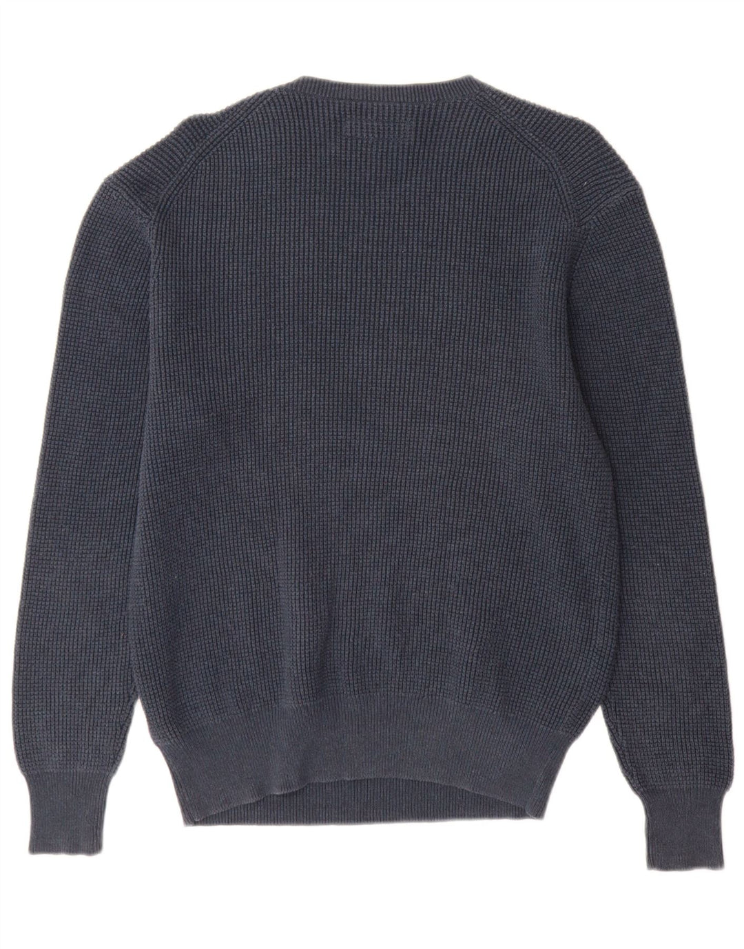 Maglione maglione girocollo da uomo All Saints in cotone blu navy medio