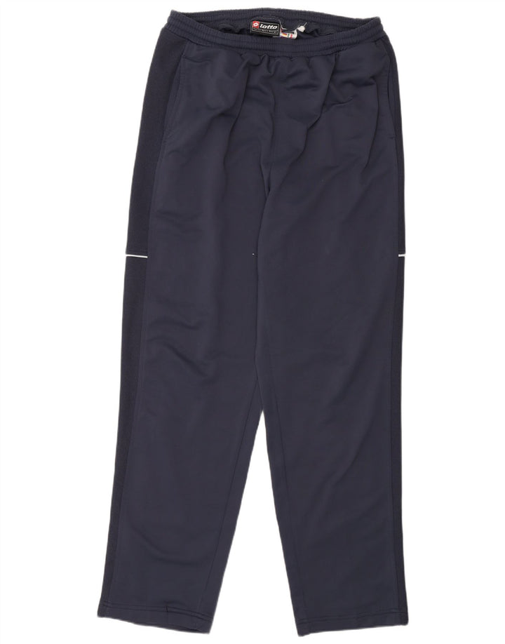Pantaloni da tuta da uomo Lotto UK 40/42 Large in poliestere blu navy
