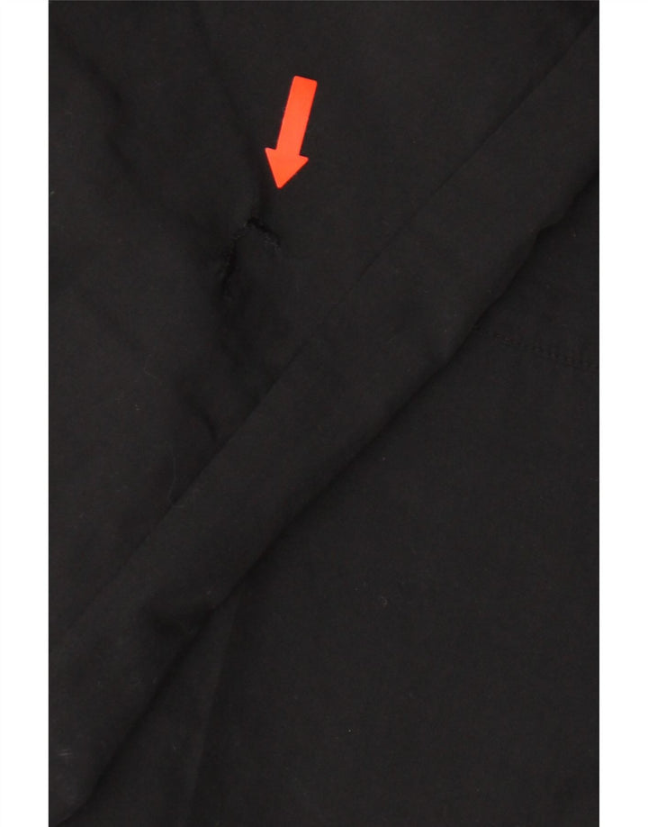 Pantaloni da tuta da uomo Adidas Large neri in poliestere