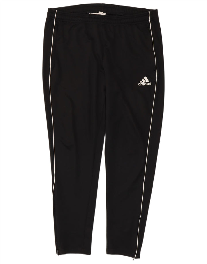 Pantaloni da tuta da uomo ADIDAS grandi neri in poliestere