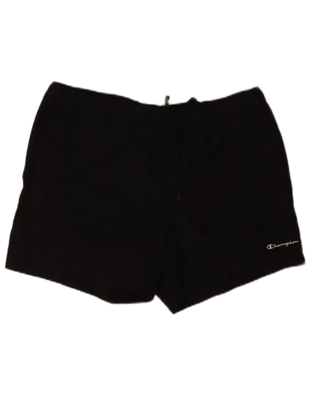 Pantaloncini sportivi da uomo Champion grandi in poliestere nero