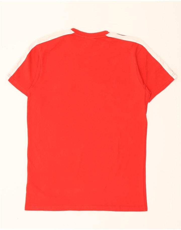 ELLESSE Mens Graphic T-Shirt Top Small Red Cotton Vintage Ellesse and Second-Hand Ellesse from Messina Hembry 