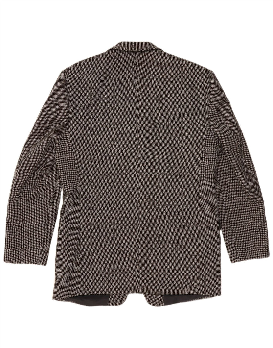 REDGREEN Giacca blazer a 3 bottoni da uomo EU 50 grande lana maculata grigia