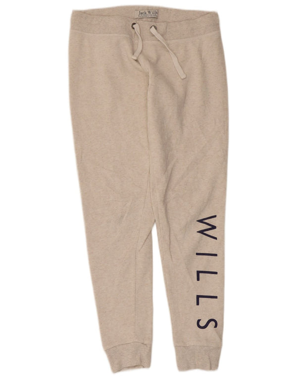 Pantaloni da tuta da donna Jack Wills Joggers UK 12 Beige medio screziato