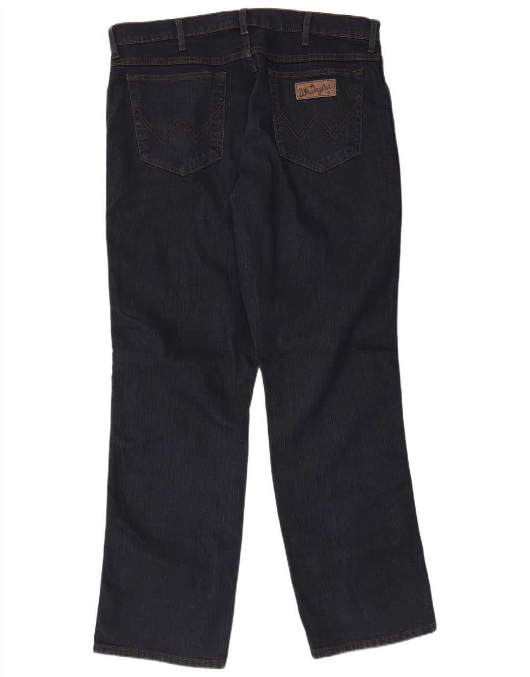 Jeans dritti da uomo WRANGLER W38 L32 cotone blu navy