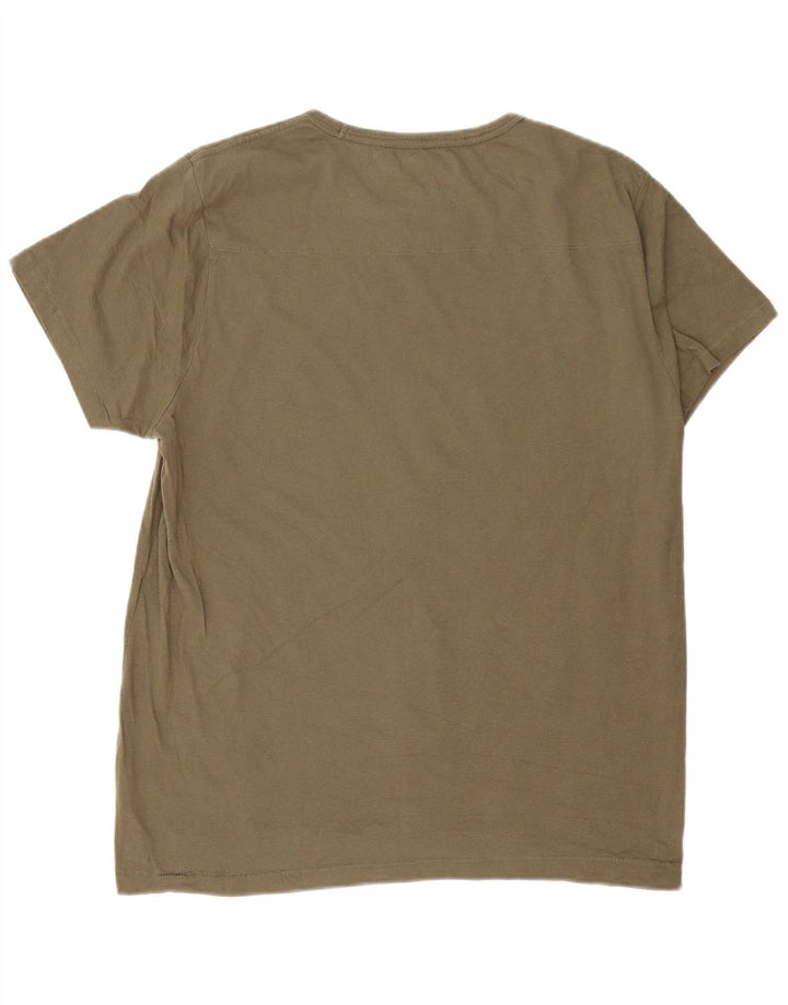 T-shirt da uomo French Connection Top XL in cotone kaki