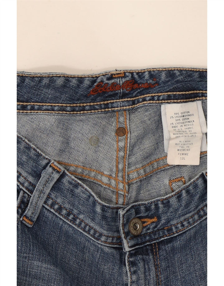 EDDIE BAUER Womens Straight Jeans US 12 Large W32 L34 Blue Cotton Vintage Eddie Bauer and Second-Hand Eddie Bauer from Messina Hembry 