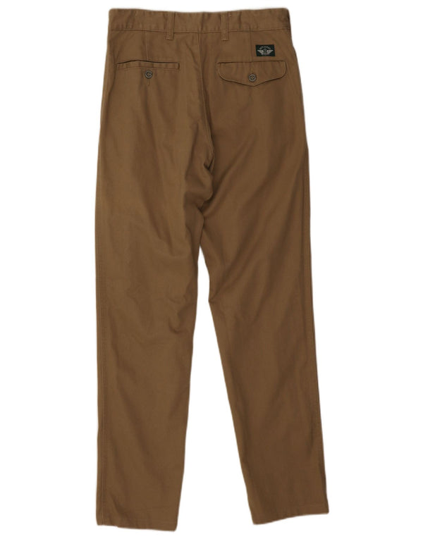 Pantaloni chino con pegging da uomo Dockers W29 L29 classici kaki