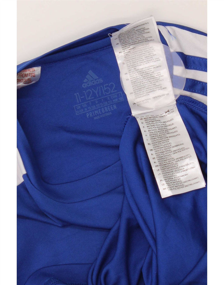 Maglietta Adidas Aeroready da ragazzo, 11-12 anni, in poliestere blu