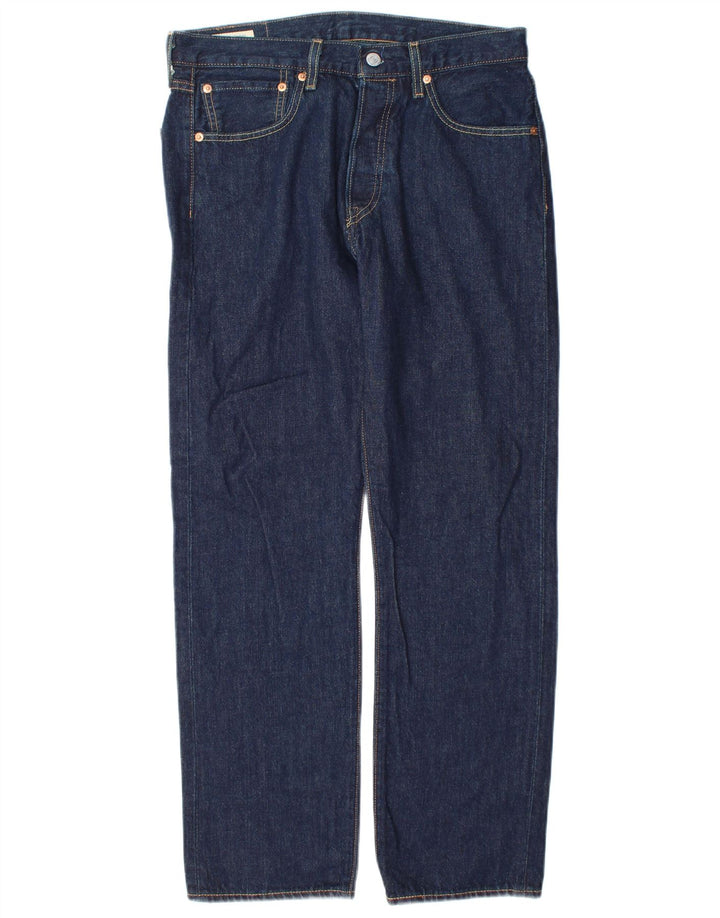Levi's Uomo 501 Jeans dritti W31 L30 Cotone blu navy