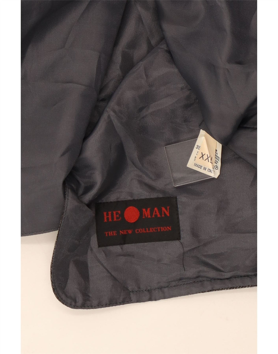 Gilet vintage da uomo 2XL in lana grigia