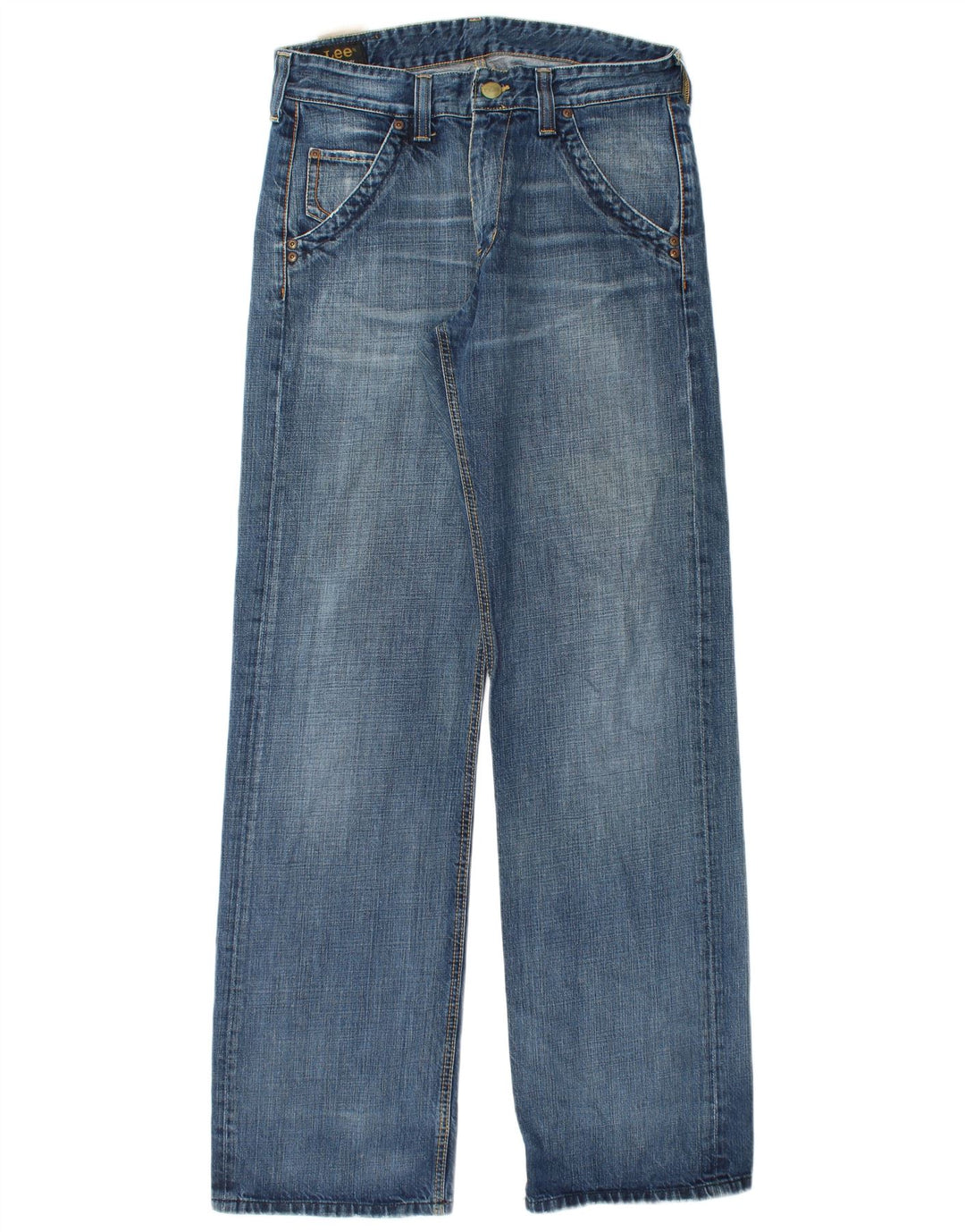 Jeans dritti da uomo Lee W32 L36 cotone blu