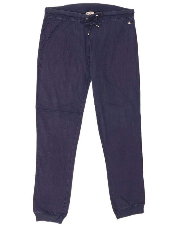 Pantaloni da tuta da donna Champion Joggers UK 20 2XL Cotone blu navy