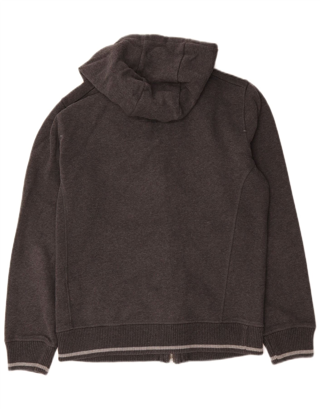 Maglione con cappuccio e zip da uomo Champion piccolo in cotone grigio