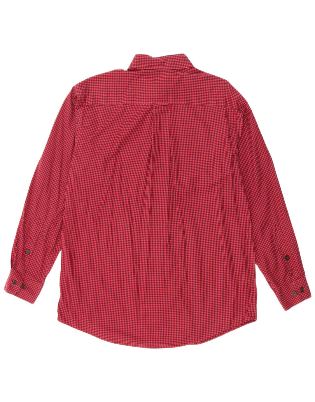 Camicia da uomo Orvis in cotone a quadretti rosso medio