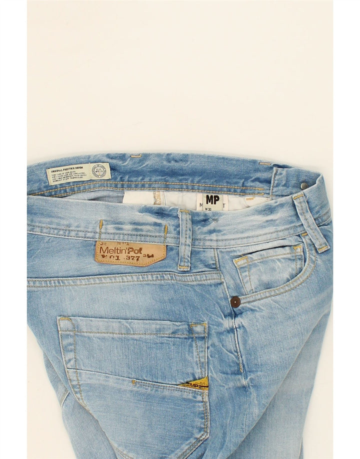 MELTIN' POT Mens Denim Shorts W30 Medium  Blue Cotton Vintage Meltin' Pot and Second-Hand Meltin' Pot from Messina Hembry 