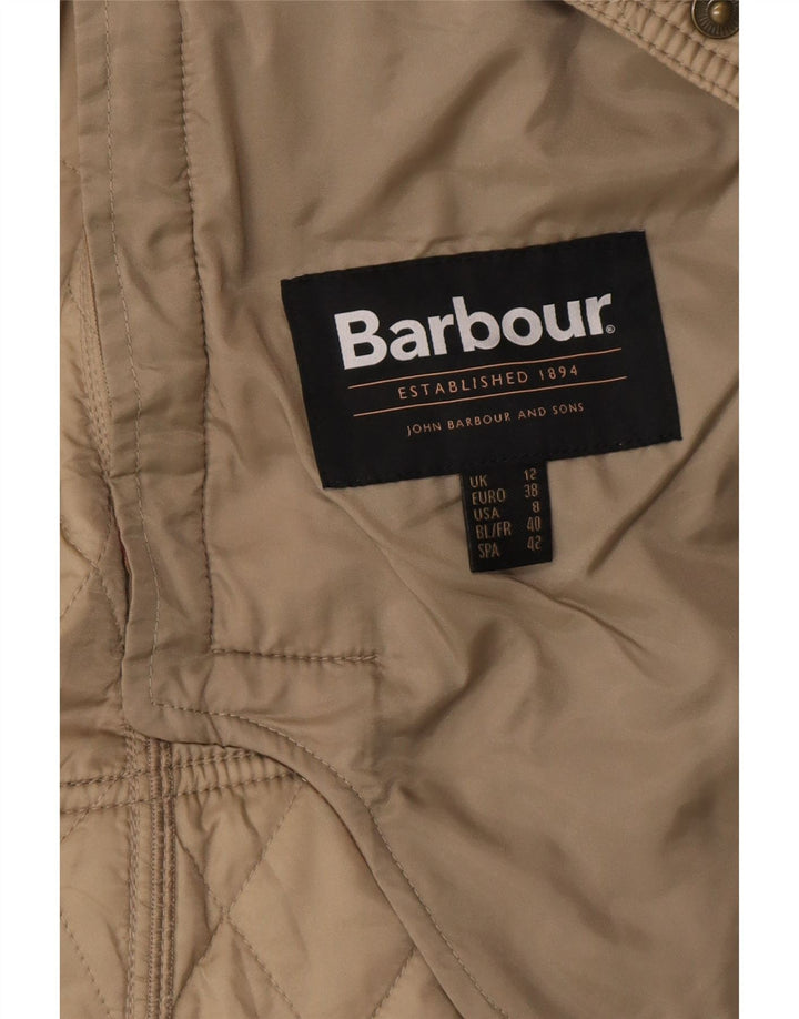 Giacca trapuntata da donna Barbour UK 12 Poliammide beige medio