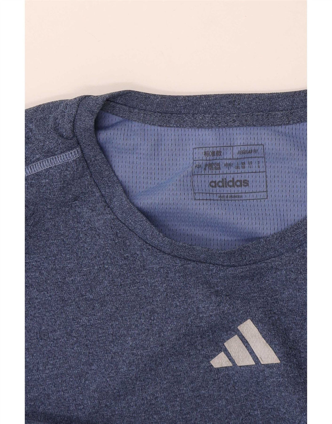 T-shirt Adidas Aeroready Regular Fit da uomo grande blu