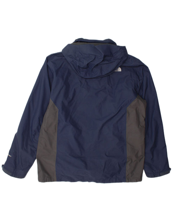Giacca a vento con cappuccio da uomo The North Face UK 42 XL Blu Colourblock
