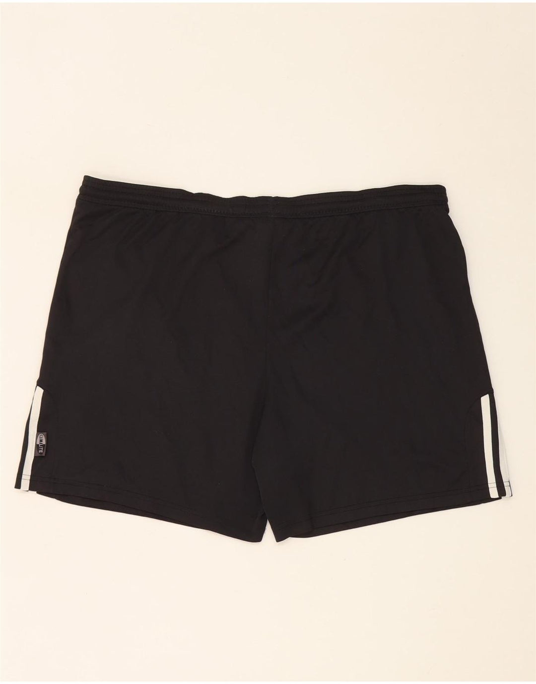 Pantaloncini sportivi da uomo Adidas grandi in poliestere nero
