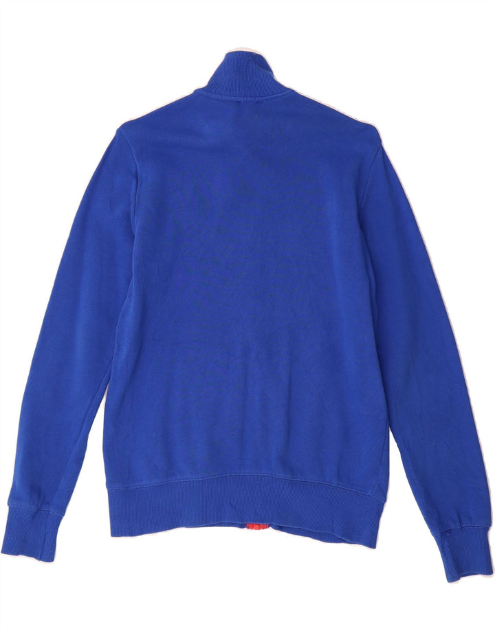 BENETTON Boys Tracksuit Top Jacket 11-12 Years 2XL Blue Cotton Vintage Benetton and Second-Hand Benetton from Messina Hembry 