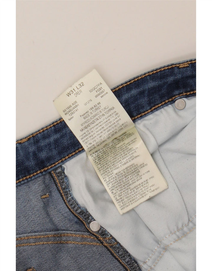 WRANGLER Womens Drew Straight Jeans W31 L29 Blue Cotton Vintage Wrangler and Second-Hand Wrangler from Messina Hembry 