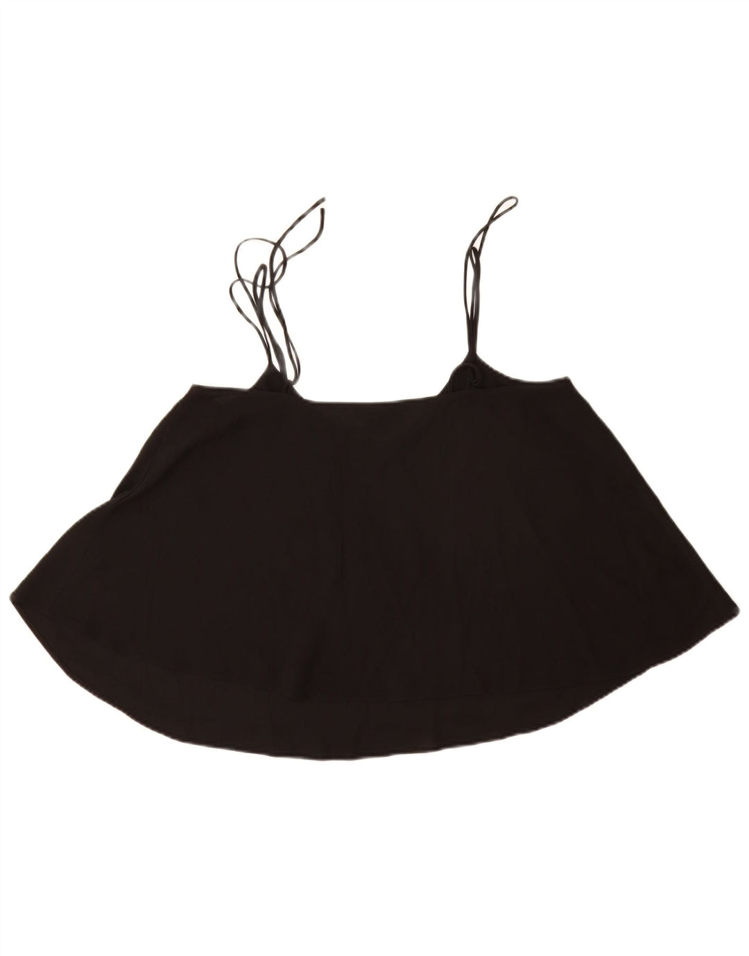 Topshop Canottiera da donna UK 12 Poliestere nero medio