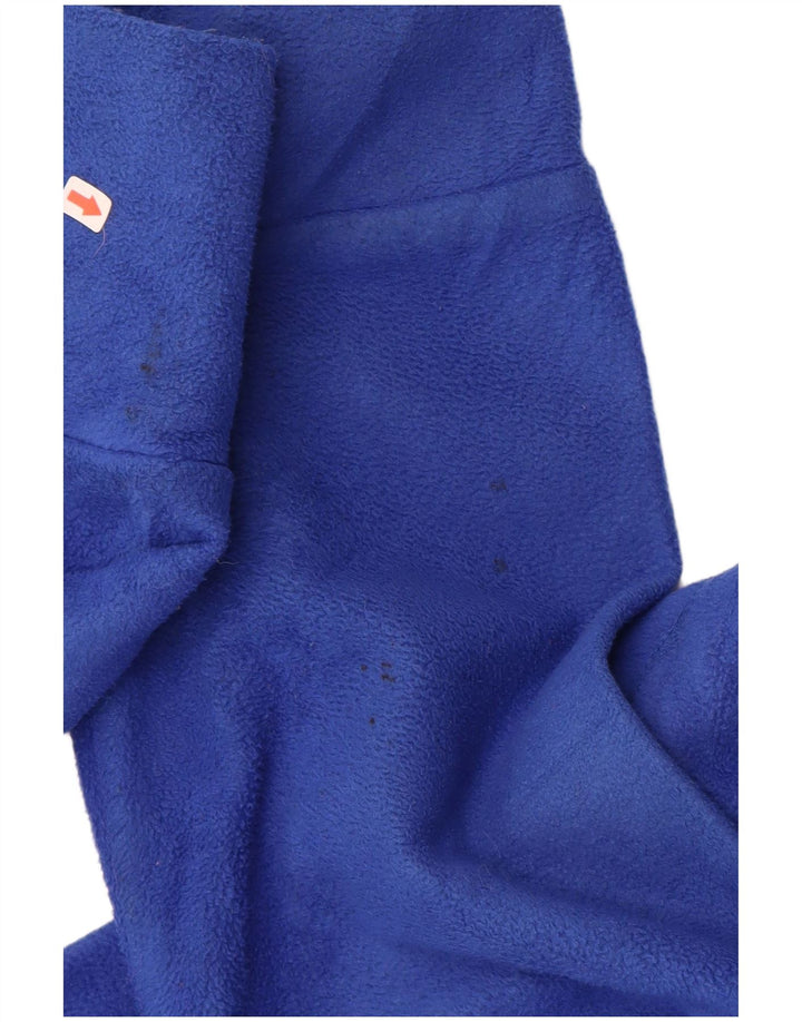 CALVIN KLEIN Giacca in pile da uomo Performance UK 44 2XL Poliestere blu