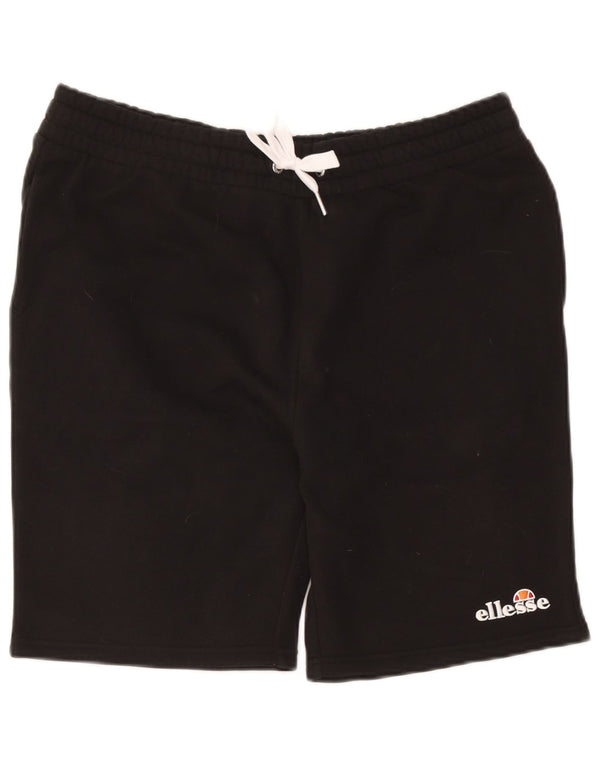 Pantaloncini sportivi da uomo Ellesse grandi in cotone nero