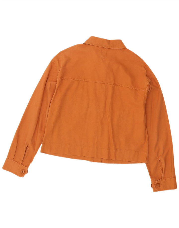Giubbotto bomber oversize corto da donna Vans UK 10 piccolo cotone arancione