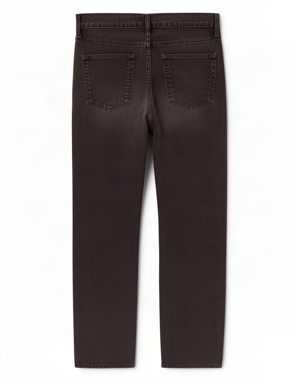 Jeans dritti regolari da uomo Marks & Spencer W34 L29 cotone nero