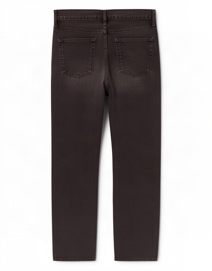 Jeans dritti regolari da uomo Marks & Spencer W34 L29 cotone nero