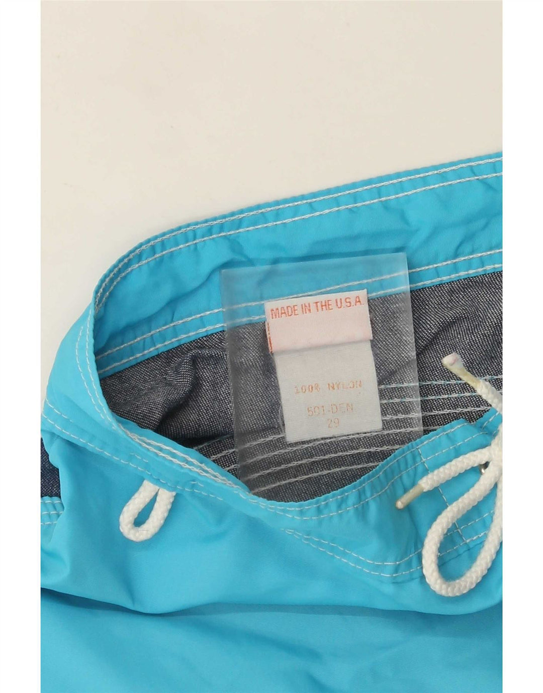 Pantaloncini da bagno da uomo Sundek piccoli in nylon color block blu