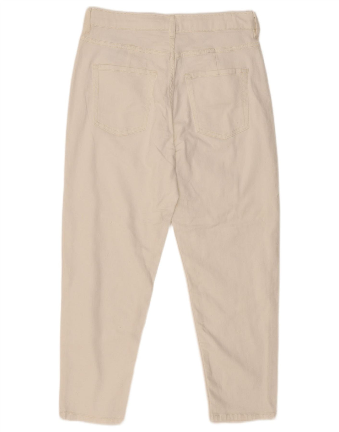 Jeans affusolati a vita alta da donna Marks & Spencer UK 12 medio W32 L26 bianco